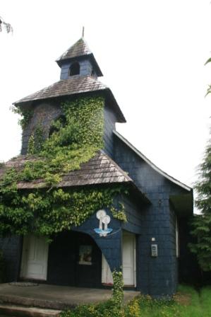 Kirche im Ort Puyuhuapi